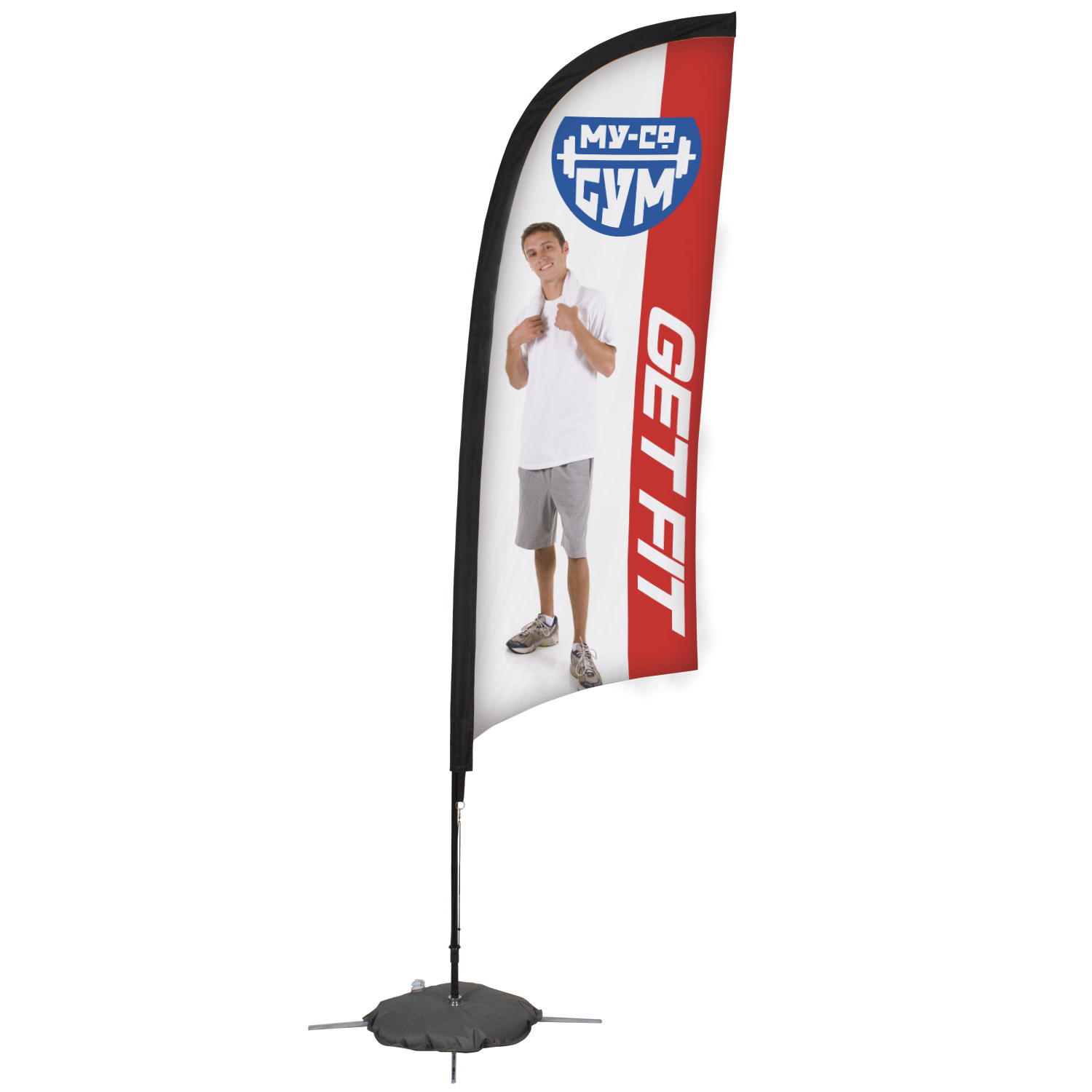 Custom Razor Flags for Sporting Events from Signmax